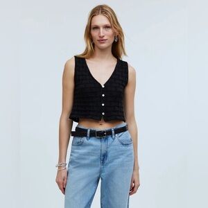 NWT Basketweave-Stitch Vest